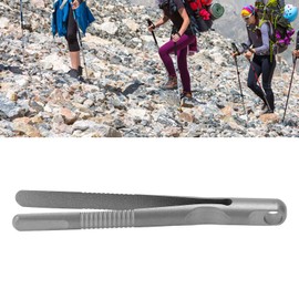 Portable Tweezer, EDC Mini Keychain Tweezer Titanium Alloy Portable TC4 Small Tweezer Outdoor Gadget Mini Tool