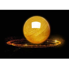 Crystal Ball, Natural Citrine, Round Citrine, Crystal Ball, Natural Crystal, Figurine, Rough, Feng Shui Goods, Purification, Good Luck, Good Luck, Good Luck, Better Business, Crystal Ball, Power