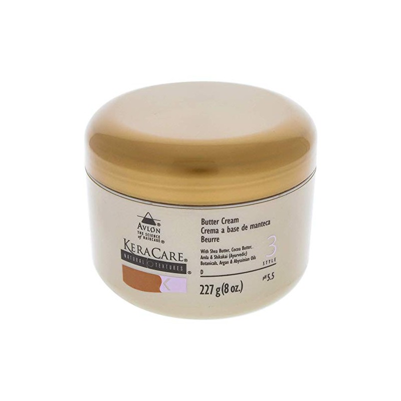 Avlon Keracare Natural Texture Butter Cream, 8 Ounce