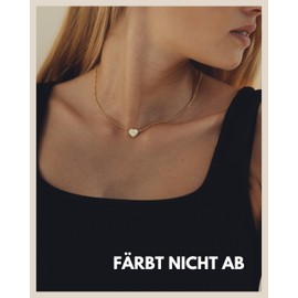 GD GOOD.designs Jewellery Sets for Women - Gift Set Including Heart Bracelet, Necklace with Heart Pendant, Stud Earrings in Heart Shape, Gold, Silver or Rose Gold, Stainless Steel, No Gemstone