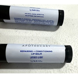 Province Apothecary Repairing + Conditioning Lip Balm Lavender & Mint 2-PACK NEW