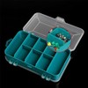 Small Parts Storage Case, 13 Compartments Double Side Tool Organizer,