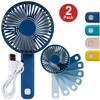 Bright Eyes - Micro USB RECHARGEABLE Mini Handheld Fan with