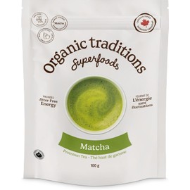 Organic Traditions Premium Matcha Tea 100 g (order 6 for trade outer)                                                                                 