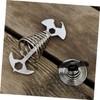 KOMBIUDA 3sets Camping Tent Stakes Fish Bone Nail Ground Nails