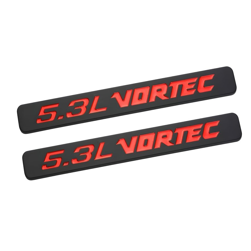 Hood Door Side Emblems Engine 3D Badge Nameplate Decals Fits