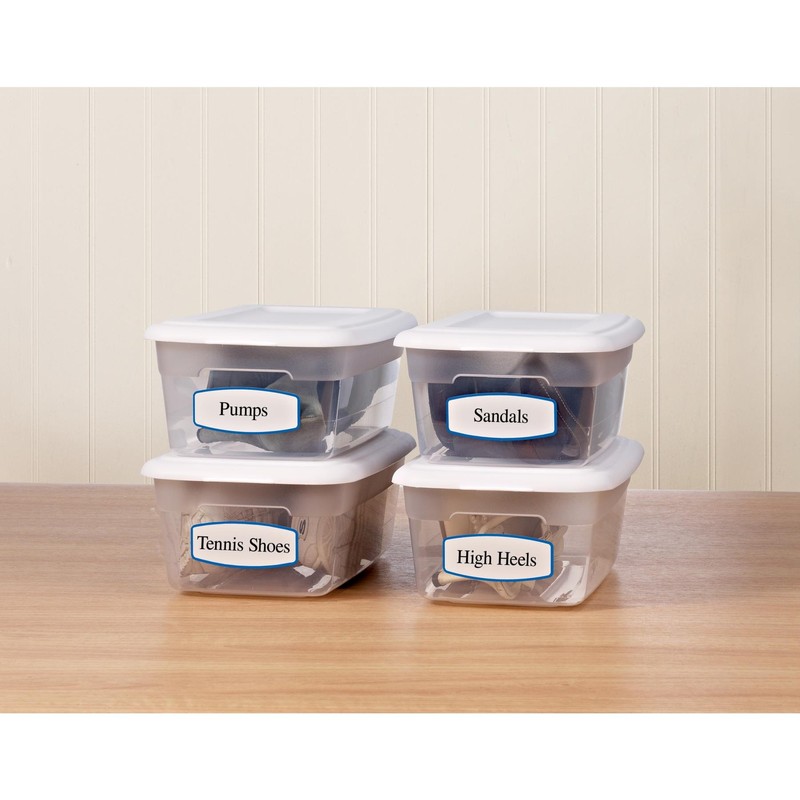 Avery Removable Multi-Use Labels, Blue Border, 3.75 x 1.625 Inches,