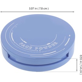 Polvo Compacto de Maquillaje Resistente al Agua Cobertura Total, Polvo Fijador Mate para Uso en Seco y Húmedo, Adecuado para Maquillaje Facial Duradero