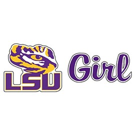 LSU Magnet (LSU GIRL MAGNET (8"), 8 in)