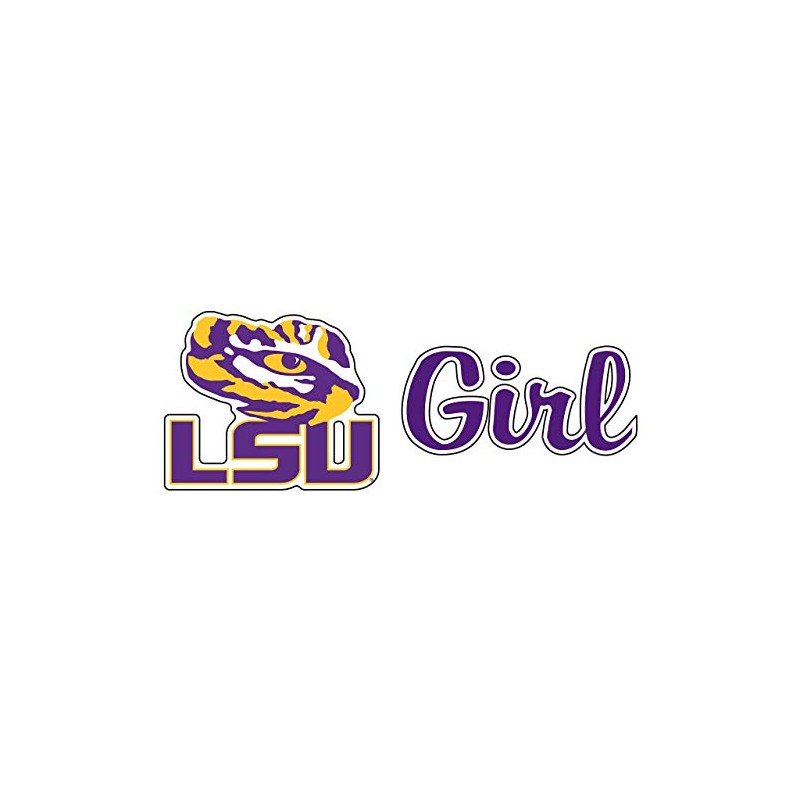 LSU Magnet (LSU GIRL MAGNET (8"), 8 in)