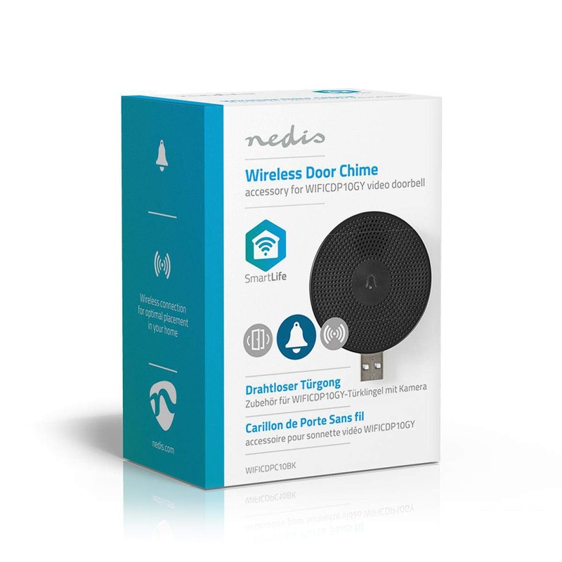 NEDIS Wireless Door Chime - Accessory for WLAN Smart Doorbell