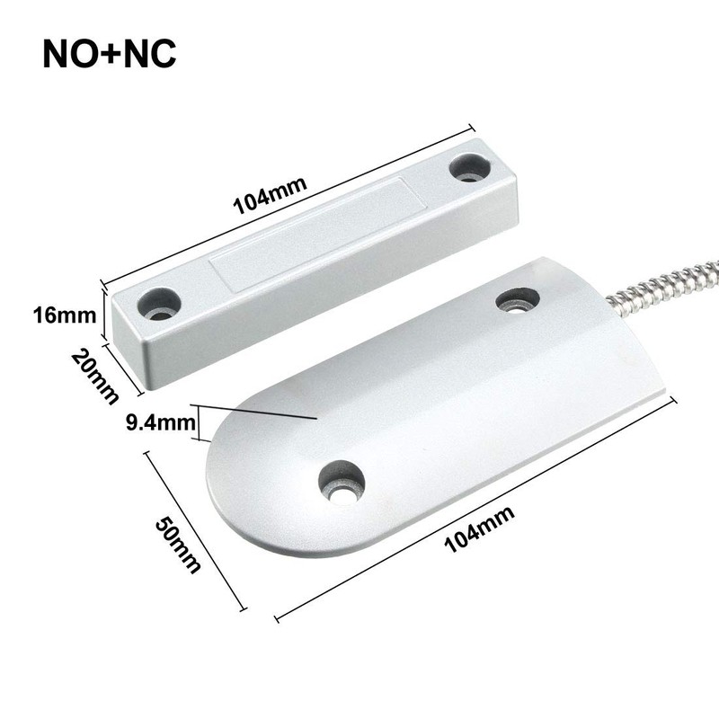 sourcing map Magnetic Reed Switch Alarm Roller Door Contact with