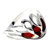 Silver Amber Jewellery - 925 Sterling Silver and Cognac Baltic