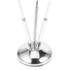 COHEALI Metal Flag Pole with Base Desk Flag Holder for