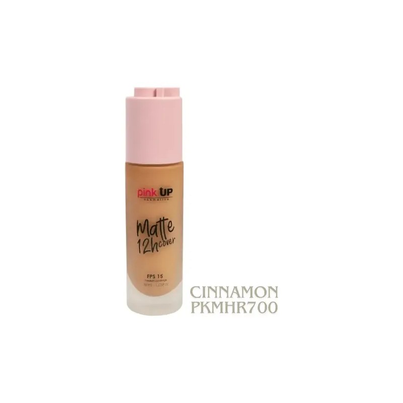 Base de maquillaje líquida Pink Up Rostro Matte Cover 12H