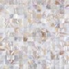 KASARO Peel and Stick Backsplash Shell Tiles, Mother of Pearl
