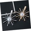 Baluue 4pcs Rhinestone Hair Clips for Women Elegant Barrettes Hair