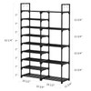 WOWLIVE 9 Tiers Shoe Rack Shoe Storage Shoe Organizer 30-35