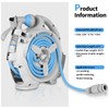 Wofeili Garden Retractable Hose Reel, Portable Simple Home Hose Reel
