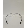 Robert Mitchel Eyeglasses Frames RM 1009 BK Black Rectangular Half