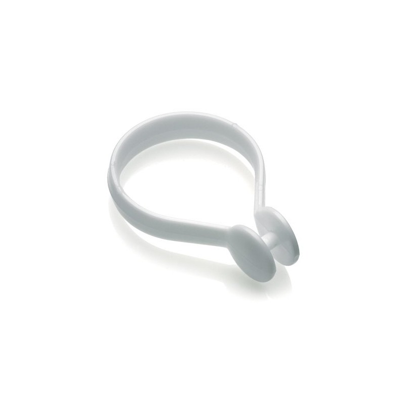 Croydex White Button Shower Curtain Rings 12pk