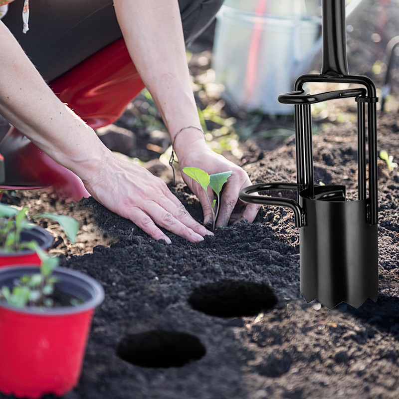 BARAYSTUS Bulb Planter Tool Long Handle, Tulip Bulb Planter Tool