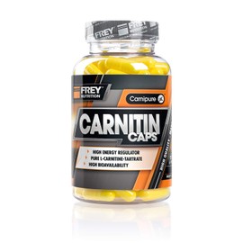 FREY Nutrition CARNITIN CAPS, 120 Kapseln - weltweit hochwertigste L-Carnitin - Reinstes L-Carnitin mit CarnipureTM von Lonza - laborgeprüft & hochdosiert - Made in Germany