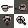 Reusable Single Serve Brew Coffee Basket Scoop,Gold Coffee Filters Replacement