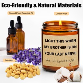 Gifts for Sister in Law, Brother Wedding Gifts, Birthday Gifts for Women, Unique Gifts for Brother's Girlfriend, Brother's Engagement Gift for Sister in Law, Christmas Gifts for Mom, Lavender Candle