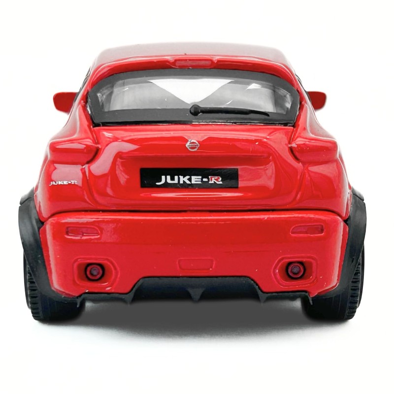 Bburago 18-30136 RE 1/43 Nissan Juke-R Red Mini Car, Diecast