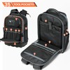 TUFFWORX Tool Backpack, 35 Pockets, 18.5 x 13.7 x 7.8