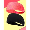 Cool Sports & Fitness Headband Bandana for Summer Workouts Plain Black 5ea
