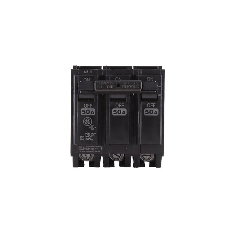 ABB Q-Line® THQL32050 Circuit Breaker • 50A/3-Pole Configuration • 120/240