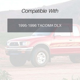 CarPartsDepot Front Grille Black Insert Grill Compatible With 1995 1996 Tacoma 2WD