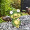Garden Patio Fence Solar Lights Scare Resin Decorations Solar Garden