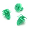 VVO Fasteners- Green Plastic Tailgate Lining Clips & Boot Lid