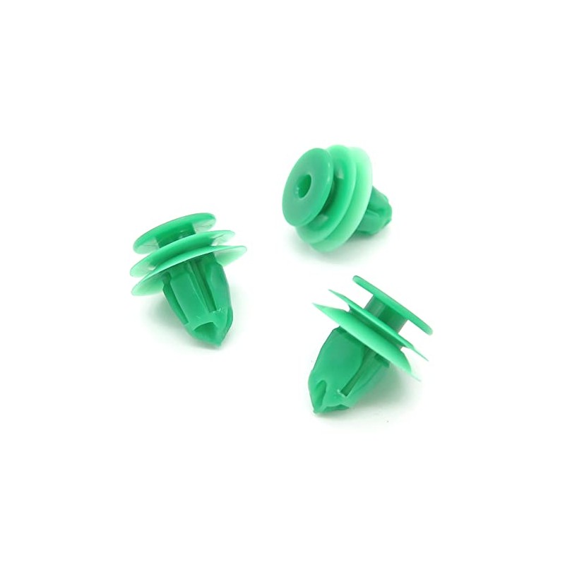 VVO Fasteners- Green Plastic Tailgate Lining Clips & Boot Lid