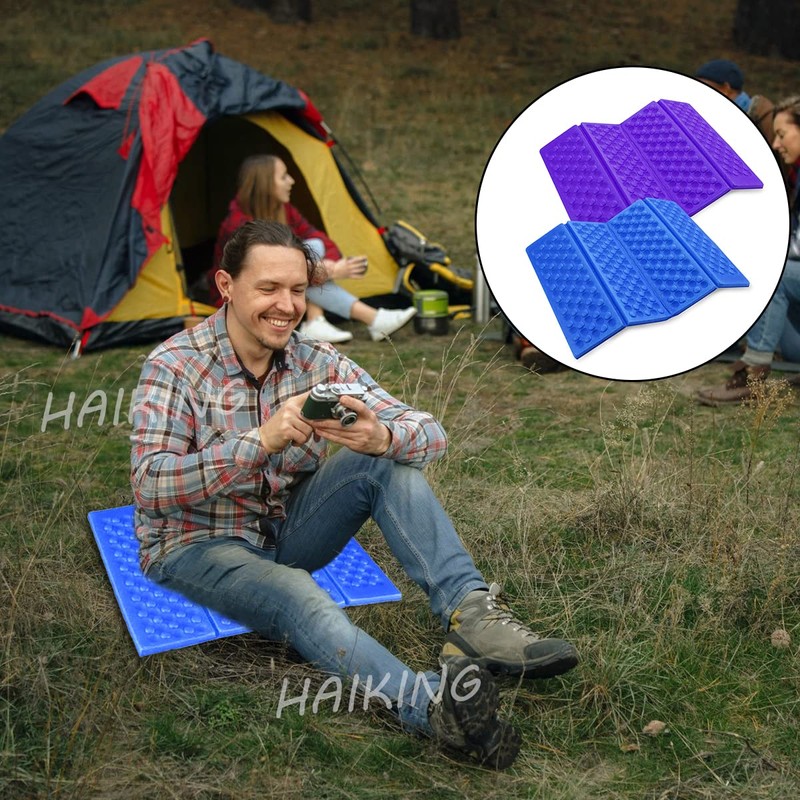 Foldable Seat Cushion, 2 Pcs Waterproof Foam Sitting Pad for
