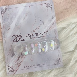 Next day delivery⭐Glitter embossed nails⭐ / 다음날 발송⭐글리터 엠보네일⭐
