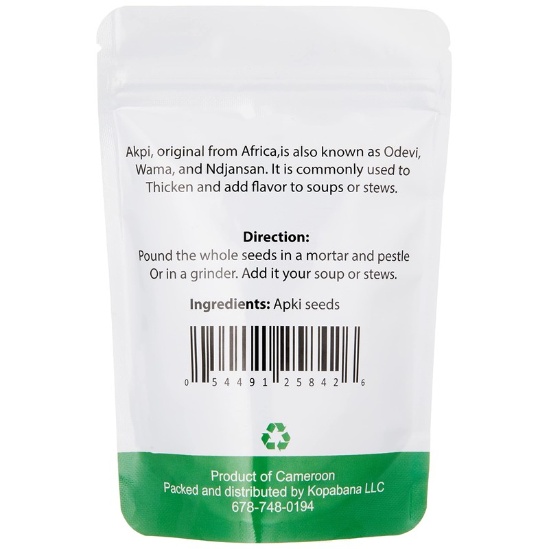 KOPABANA Organic Akpi Seeds | Djansang Spice | Odevi |