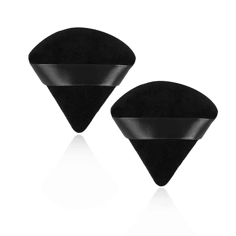 osb 2pcs powder puff washable makeup sponge triangle powder puff