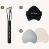 PICCASSO FB33 Tapping Cover Foundation Brush + Puff + Mixing