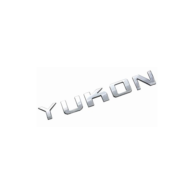 Aimoll 1x Yukon Nameplate Emblem Letter Badge 3D Replacement for