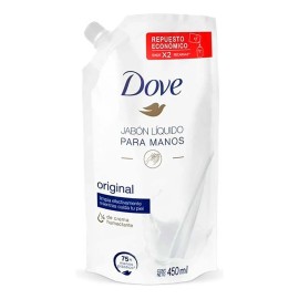 Jabón Líquido para Manos Dove Original Repuesto 450ml