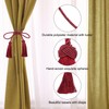 sourcing map 2Pcs Tassel Curtain Tiebacks, Curtain Holdbacks with Tassel