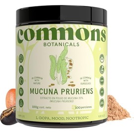 Hongos Adaptógenos - Frijol Mucuna - Extracto Puro en Polvo 100 gr - Suplemento Alimenticio Natural - Apoyo para el Estrés - 100% Orgánico