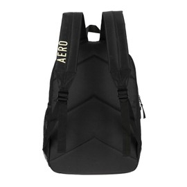 Aeropostale Wellington Unisex Backpack - Aero Mens and Womens Bag for Everyday Use (Black)
