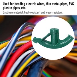 Conduit Bender, Cast Iron Manual EMT Pipe Bender, Portable Tube Former Labor Saving Electric Wire Fast Bending Tool KW7027,Conduit Hand Bender Cast Tube Bending Tool (3/4")