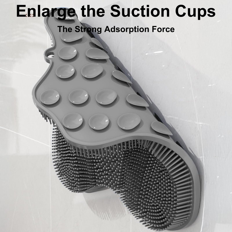 Easkite Shower Foot Scrubber, Shower Foot and Back Scrubber with