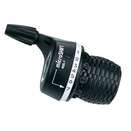 Microshift MTB Twist Gear Lever Right Shimano 7 Speed - Black
